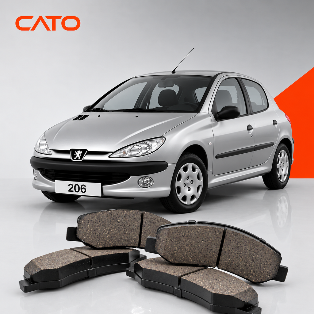 [SP1689] لنت ترمز پژو 206 تیپ 5 کاتو | cato