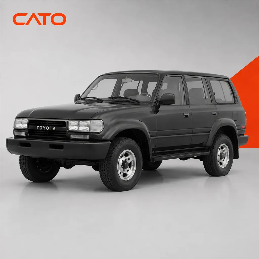 [D606] لنت ترمز عقب تویوتا لندکروزر80 | Cato
